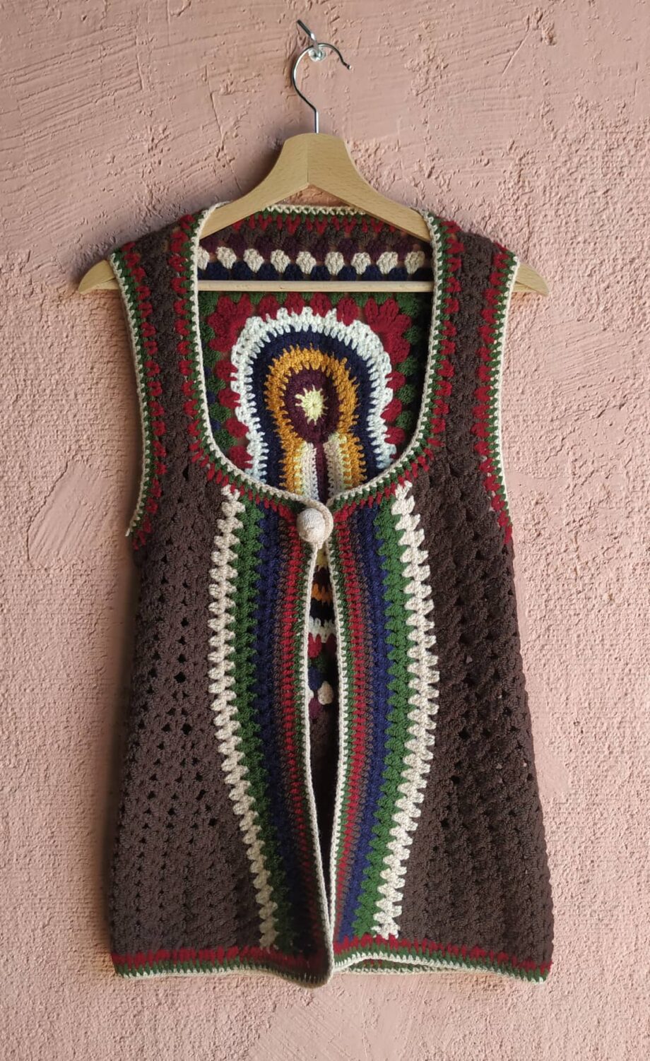 Vintage Handmade Wool Waistcoat