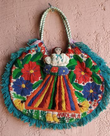 Vintage Handmade Folk Mexican Bag