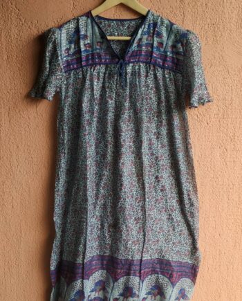 Vintage Indian Lurex Dress 3